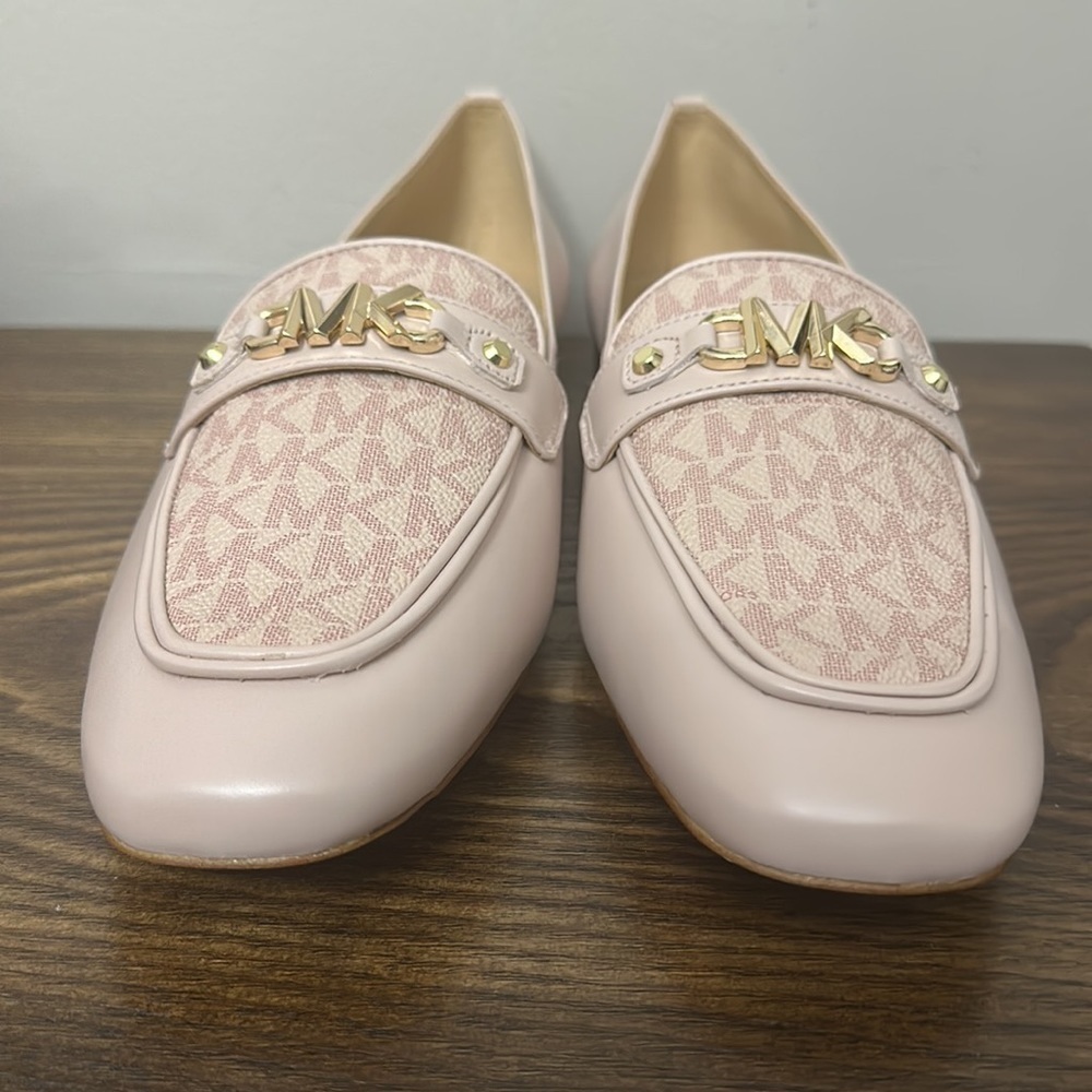 NEW Michael Kors Farrah Loafer Blush Pink - Picture 3 of 9